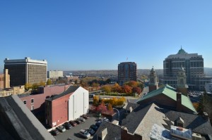 view of downtown albany