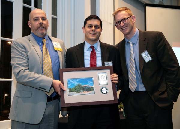 Seth Rosenblum and Jeff Mirel accepting the Earth Award.